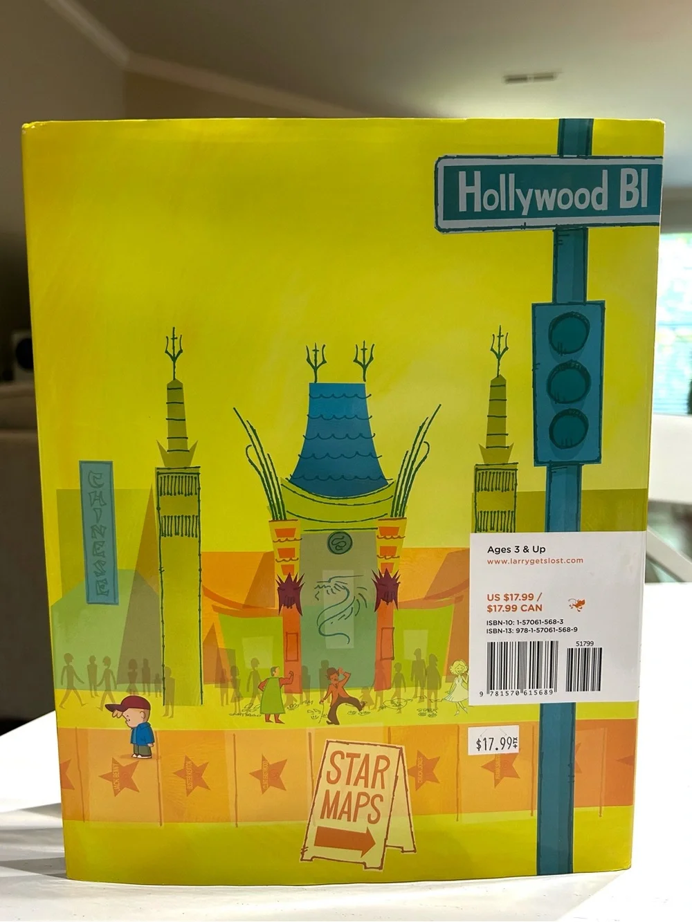 Larry Gets Lost in Los Angeles hardcover children’s book